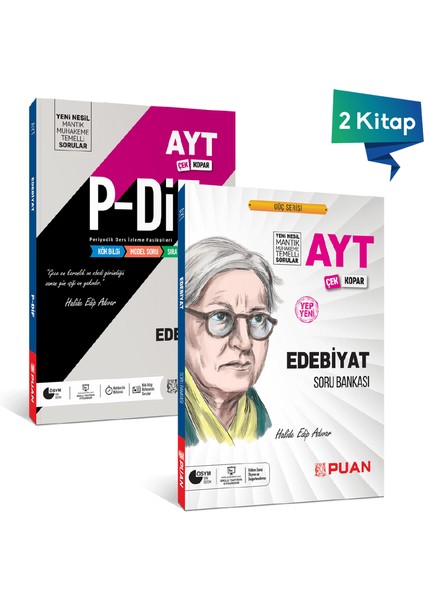 AYT Edebiyat PDİF Konu Anlatım Fasikülü + AYT Edebiyat Soru Bankası Kazandıran Set (Ciltli)