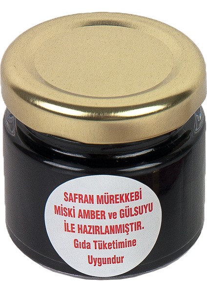 Kırmızı Safran Mürekkebi ve Bordo Renk Safran Kalemi Seti 40 gr