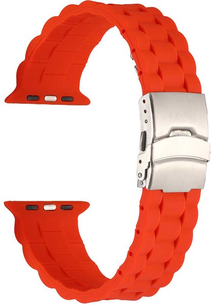 Apple Watch 38MM Kordon Kayış Krd 72 Silikon