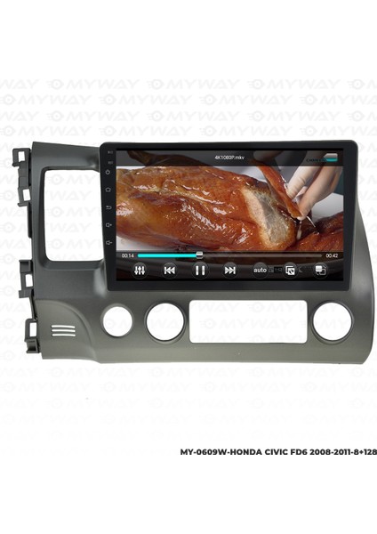 Hyunda Cıvıc Fd6 Android Carplay Multimedya Navigasyon Ekran Teyp 8GB+128GB