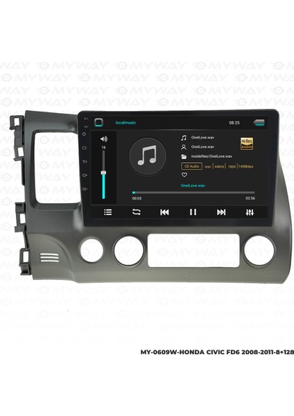 Hyunda Cıvıc Fd6 Android Carplay Multimedya Navigasyon Ekran Teyp 8GB+128GB fiyatları