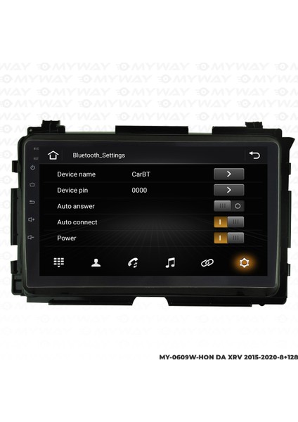 Honda Xr-V Android Carplay Multimedya Navigasyon Ekran Teyp 8GB+128GB