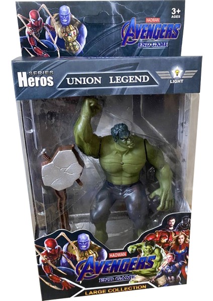 Işıklı Avengers Baltalı Hulk Figürü