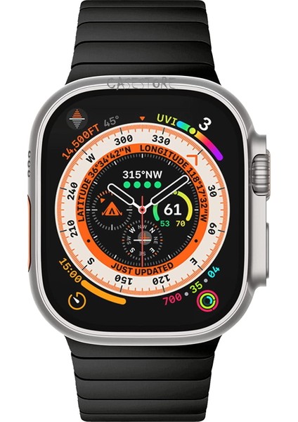 Apple Watch Series 8 7 6 Se 5 4 3 2 1 Uyumlu 42MM 44MM 45MM Metal Paslanmaz Çelik Kordon Magnetic Mıknatıslı Baklalı Loop Lüx Kordon Stainless Steel modelleri