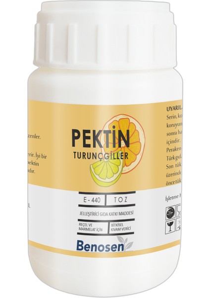 Reçel Yapımı İçin Pektin (Turunçgillerden Elde Edilmiştir) 100 Gr.