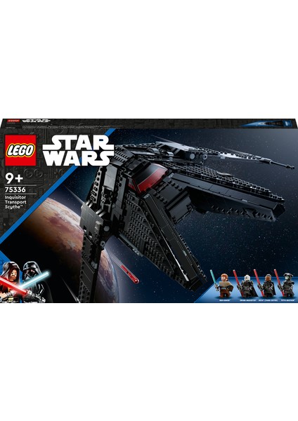 Star Wars# Engizisyoncu Nakliye Aracı Scythe# 75336 - 9 Yaş ve Üzeri Çocuklar için Starship Oyuncak Yapım Seti (924 Parça)