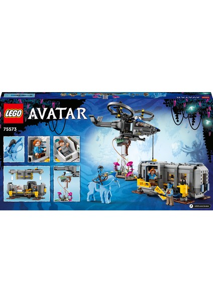 ® Avatar Uçan Dağlar: Saha 26 ve RDA Samson 75573 - 9 Yaş ve Üzeri Film Hayranları ve Çocuklar için Oyuncak Yapım Seti