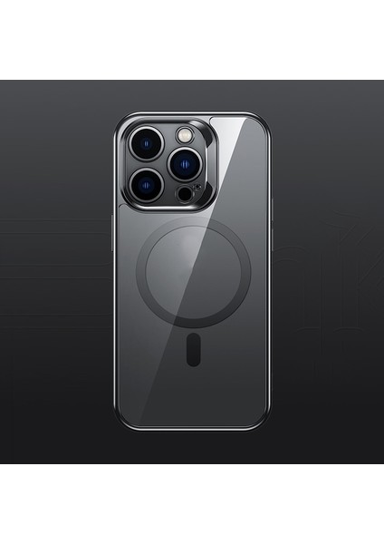 iPhone 14 Pro Için Magsafe Manyetik Telefon Kılıfı - Siyah (Yurt Dışından)