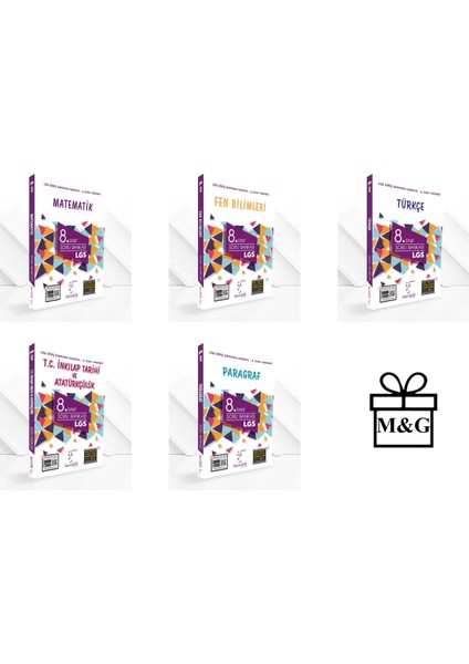 LGS 8. Sınıf Matematik Fen Türkçe İnkılap Paragraf Soru Bankası
