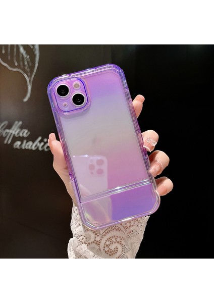 iPhone 14 Için Koruyucu Telefon Kılıfı - Mor (Yurt Dışından)