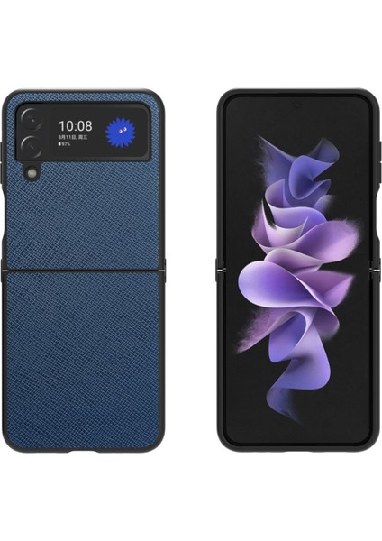 Galaxy Z Flip4 5g Için Koruyucu Telefon Kılıfı - Mavi (Yurt Dışından)