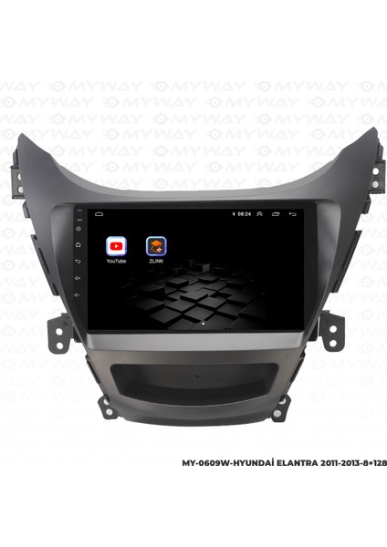 Hyundai Elantra Android Carplay Multimedya Navigasyon Ekran Teyp 8GB+128GB