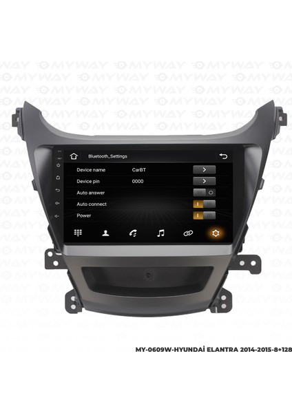 Hyundai Elantra Android Carplay Multimedya Navigasyon Ekran Teyp 8GB+128GB fırsatları