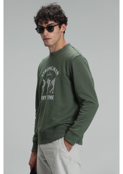 Edwın Erkek Sweatshirt Yeşil