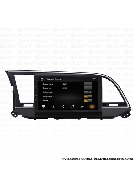 Hyundai Elantra Android Carplay Multimedya Navigasyon Ekran Teyp 8GB+128GB fiyatları