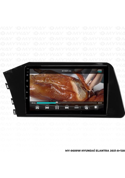 Hyundai Elantra Android Carplay Multimedya Navigasyon Ekran Teyp 8GB+128GB