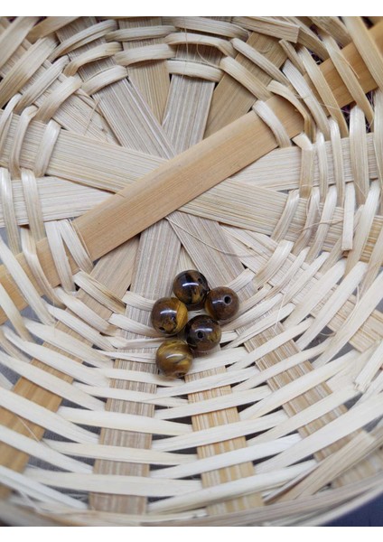 5 Adet Kaplangözü Doğal Taş Boncuk (8 Mm) (Sertifikalı) fiyatları