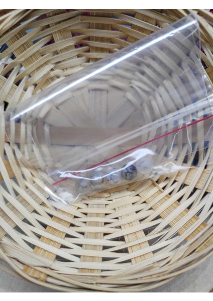 5 Adet Mat Yengeç Akik Doğal Taş Boncuk (8 Mm) (Sertifikalı) fiyatları