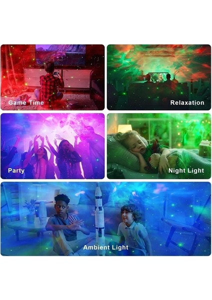 Astronot Projector Gece Lambası Nebula ve Samanyolu Projeksiyon Gece Lambası modelleri
