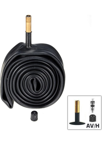 Acimut 2 Adet 26X1.90/2.125 Iç Lastik Ambalajsız Oto Kalın Sibop, Uzun Sibop AV48 mm 1 Çift