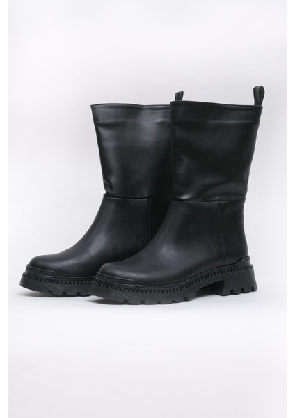 Capri Vegan Deri Termal Kauçuk Çizme 45027