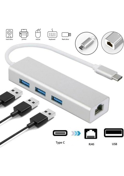 Type- C Çoklu Şarj Adaptörü