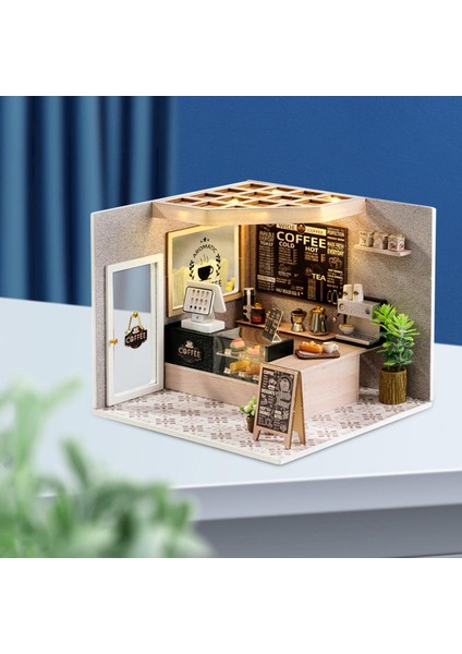 Dollhouse Dıy Kiti Küçük Ev Bina Kiti ile Mobilya ile Arkadaş(Yurt Dışından)