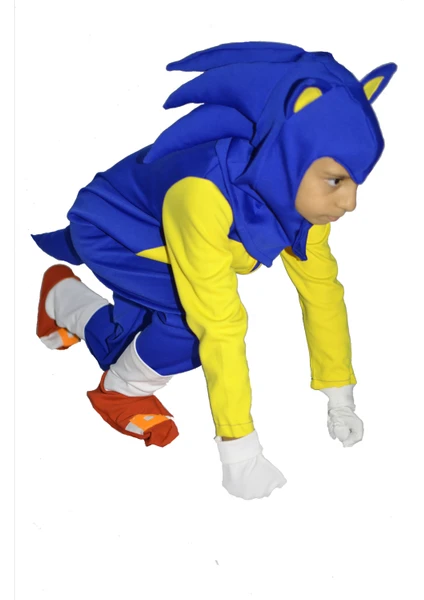 Güzin Fashion Kirpi Sonic Kostüm