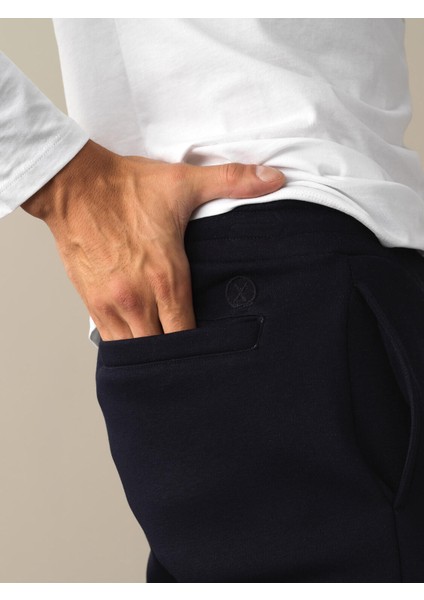 Erkek Lacivert Basic Sweat Pantolon fırsatları