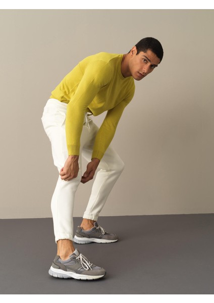 Pamuklu Beli Lastikli Regular Fit Basic Sweat Pantolon
