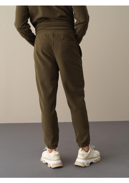 Erkek Haki Regular Fit Polar Sweat Pantolon fırsatları