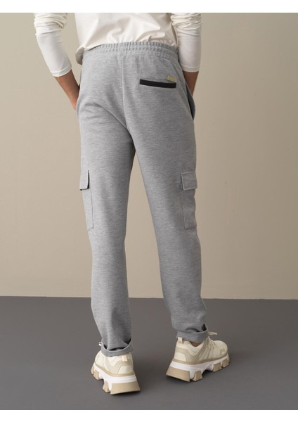 Erkek Gri Regular Fit Kargo Cep Pantolon indirimleri