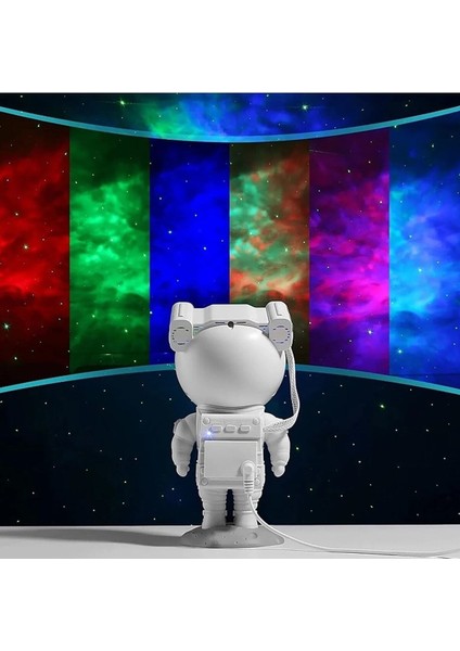 Astronot Projeksiyon Gece Lambası Bluetooth ve Uzaktan Kumandalı modelleri