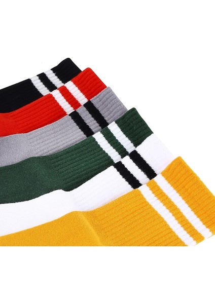 6'lı Unisex Çizgili Çorap Çok Renkli fiyatları