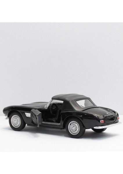 Siyah Bmw 507 1956 Çek Bırak Metal Oyuncak Araba 12 cm modelleri