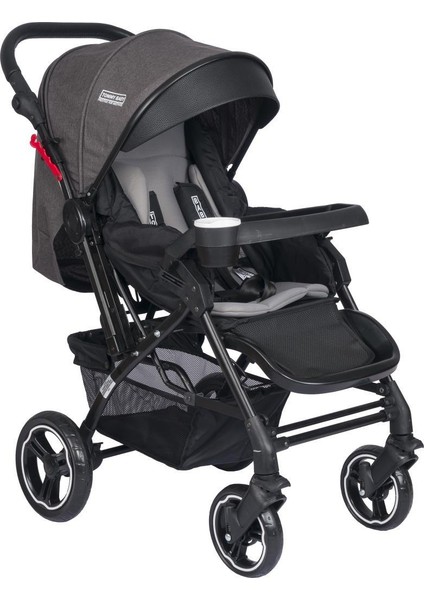 Tornado Plus Black Alüminyum Lüx Çift Yön Bebek Arabası