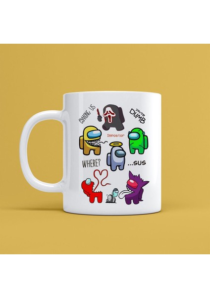 Among Us Tasarımlı Kupa Bardak Mr-15