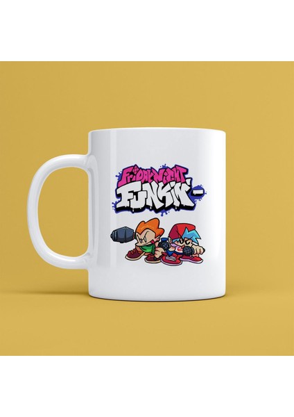 Friday Night Funkin Tasarımlı Kupa Bardak Mr-02