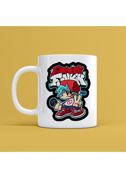 Friday Night Funkin Tasarımlı Kupa Bardak Mr-03