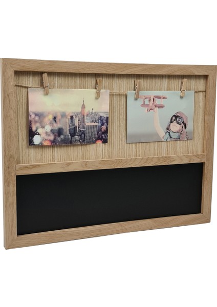 Binbirreyon Karatahtalı Resimli Mandallı Pano Hatırlatma Panosu 33X43CM VE035 fırsatları