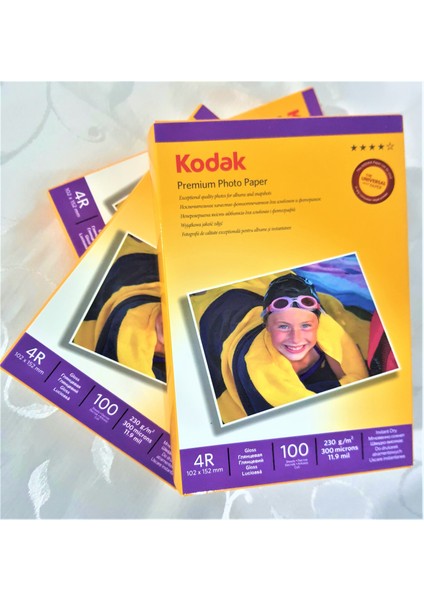 Premium Inkjet Fotoğraf Kağıdı Glossy 10 x 15 cm 4x6 4r 230 gr 100'lü fiyatları