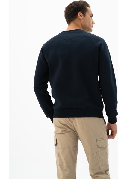 Erkek Bisiklet Yaka Sweatshirt K24124908701