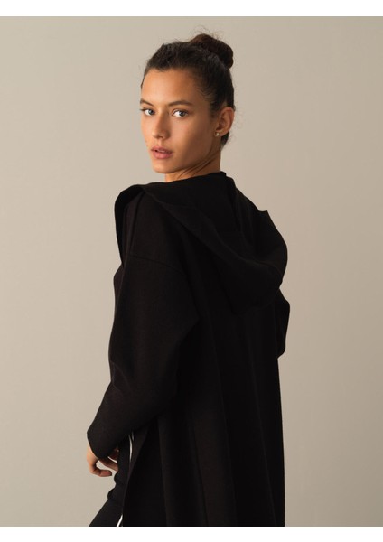 Kapüşonlu Regular Fit Uzun Hırka fiyatları