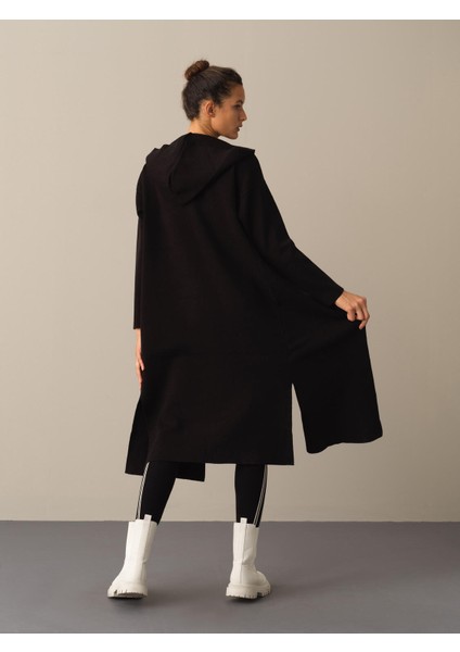 Kapüşonlu Regular Fit Uzun Hırka fırsatları