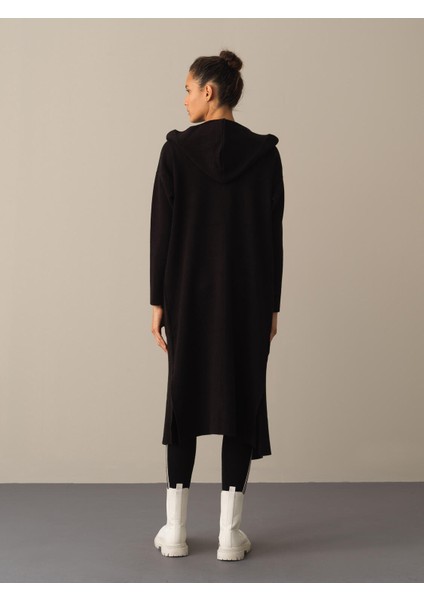 Kapüşonlu Regular Fit Uzun Hırka indirimleri