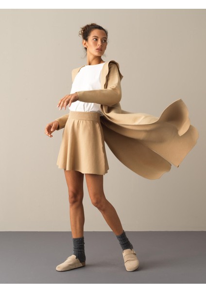 Kapüşonlu Regular Fit Uzun Hırka modelleri