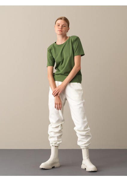 Bisiklet Yaka Pamuk Regular Fit Vatkalı Basic T-Shirt modelleri