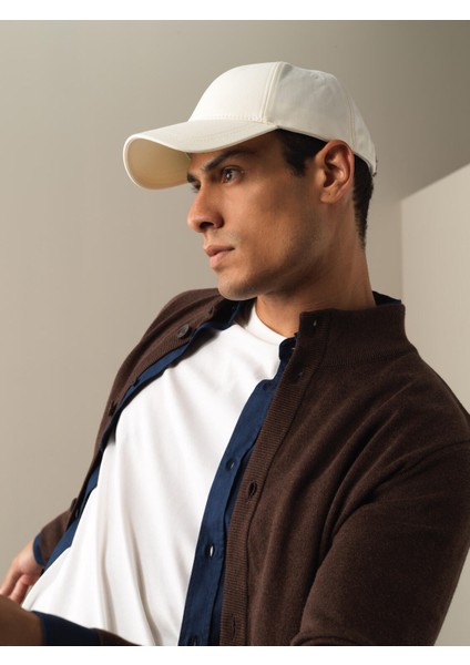 Erkek Kahverengi Düğmeli Basic Hırka modelleri