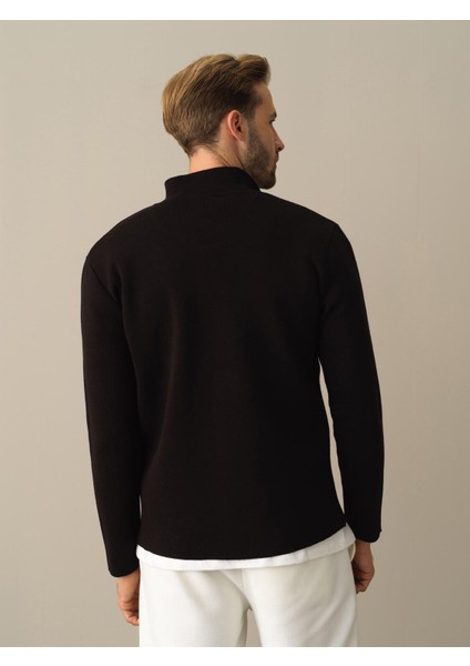 Erkek Siyah Cep Detaylı Hırka indirimleri