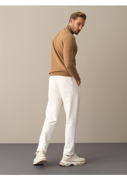 Erkek Camel Regular Fit Basic Kazak indirimleri